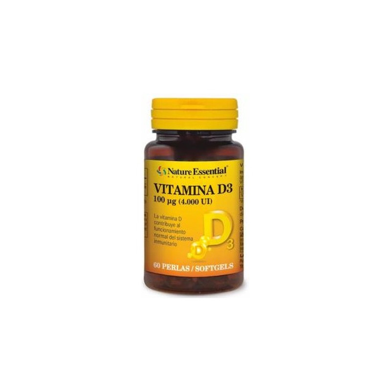VIT D3 4000UI 60 CAPSULAS NATURE ESSENTIAL