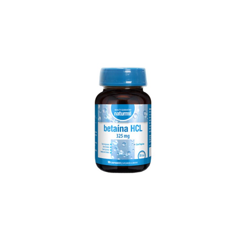 BETAINA 90 COMPRIMIDOS HCL 325 MG NATURMUL DIETMED