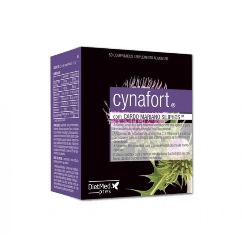 CYNAFORT COM CARDO MARIANO SILIPHOS 60 COMPRIMIDOS