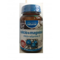 CALCIO E MAGNESIO E  ZINCO E VITAMINA D 120 COMPRIMIDOS NATURMIL DIETMED