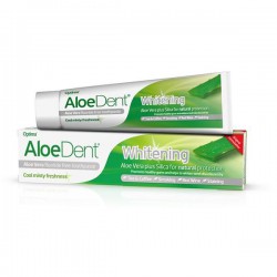PASTA DENTES ALOE VERA COM FLÚOR - DENTES SENSIVEIS 100 ML ALOEDENT WHITENING