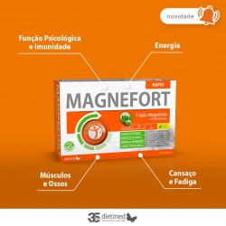 MAGNEFORT TRIPLO MAGNESIO RAPID 30 AMPOLAS DIETMED
