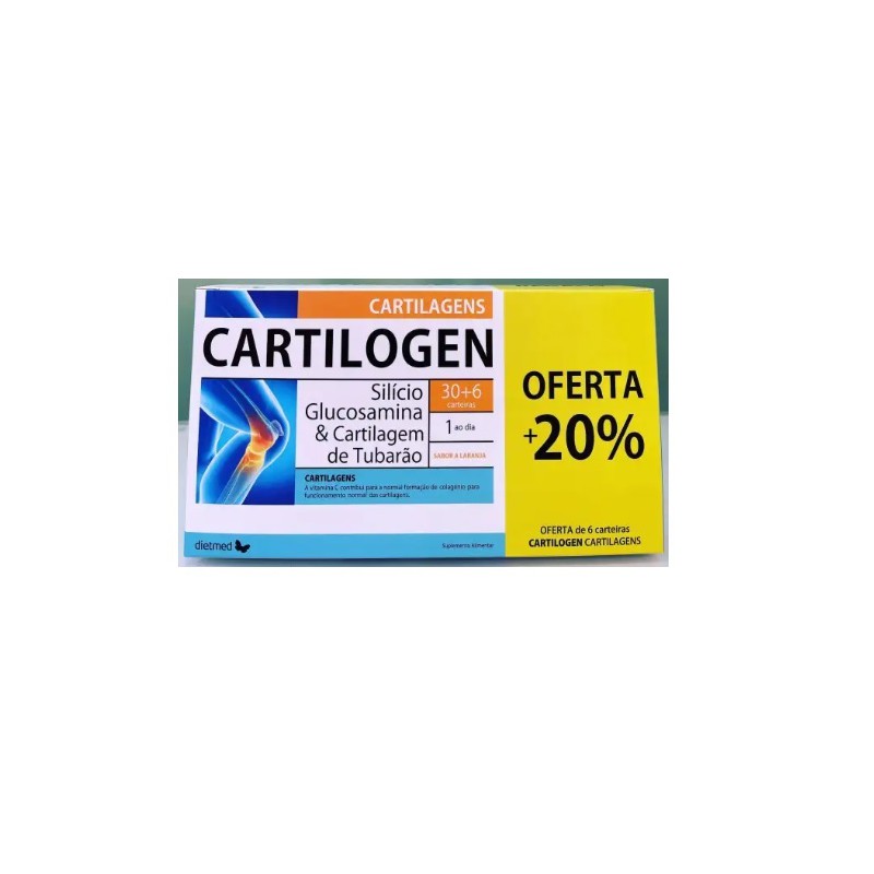 CARTILOGEN CARTILAGENS 30 + 6 CARTEIRAS DIETMED