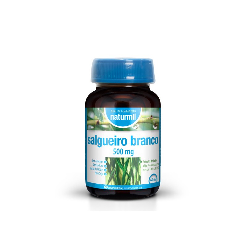SALGUEIRO BRANCO 60 COMPRIMIDOS 500 MG NATURMIL DIETMED
