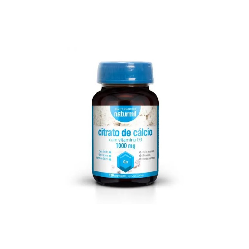 CITRATO DE CALCIO 1000 MG 120 COMPRIMIDOS NATURMIL DIETMED
