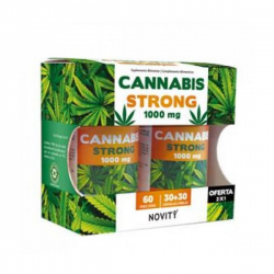 Novity Cannabis Strong 1000mg 30 + 30 cápsulas