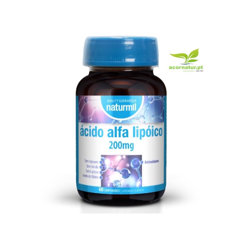 ACIDO ALFA LIPOICO 200 MG 60 COMPRIMIDOS NATURMIL