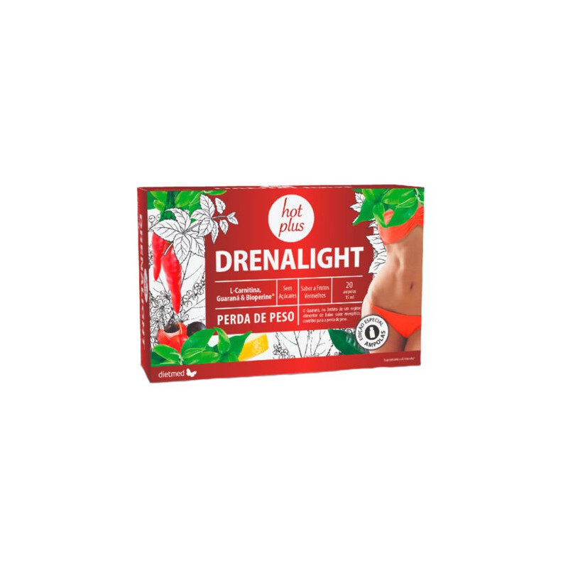 DRENALIGHT HOT PLUS 20  AMPOLAS DIETMED