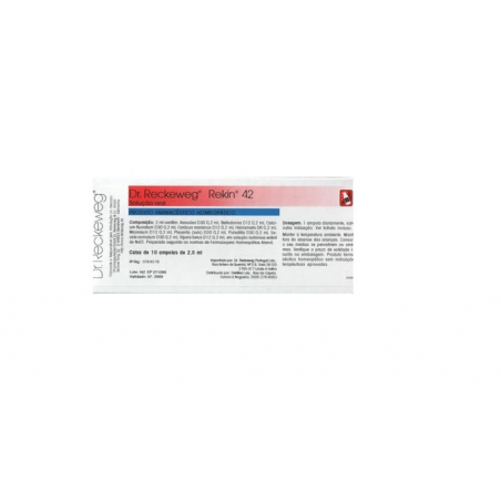 REKIN 42  10 AMPOLAS BEBÍVEIS  DR. RECKEWEG