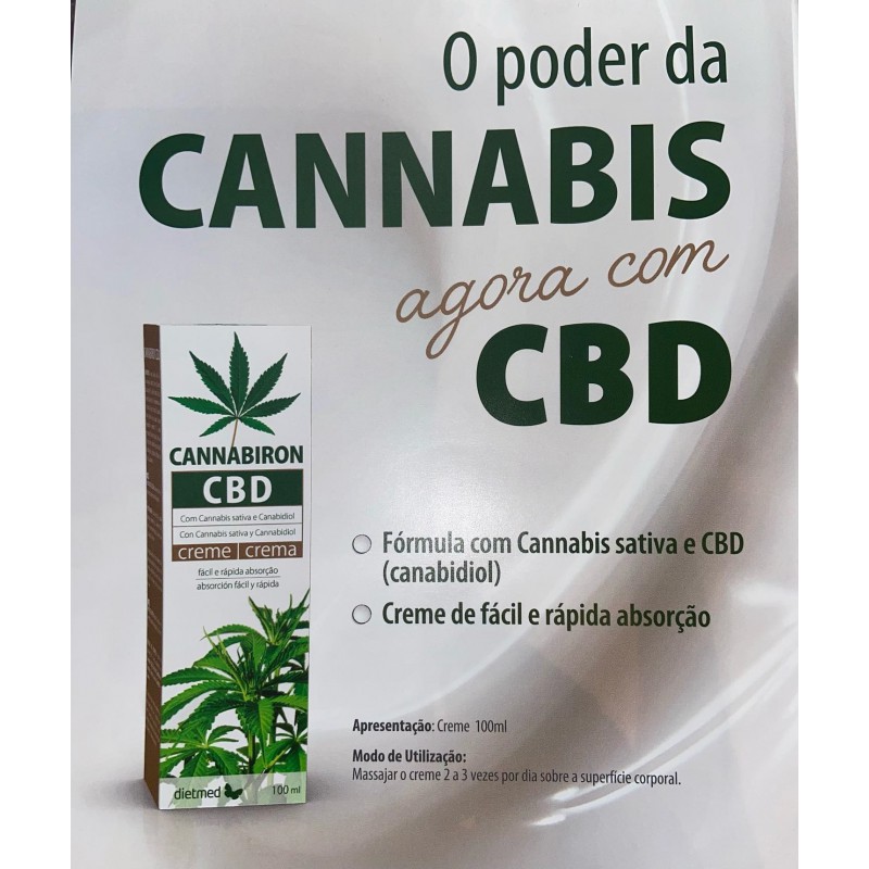 CANNABIRON CBD 100 ML CREME DIETMED CANNABIS