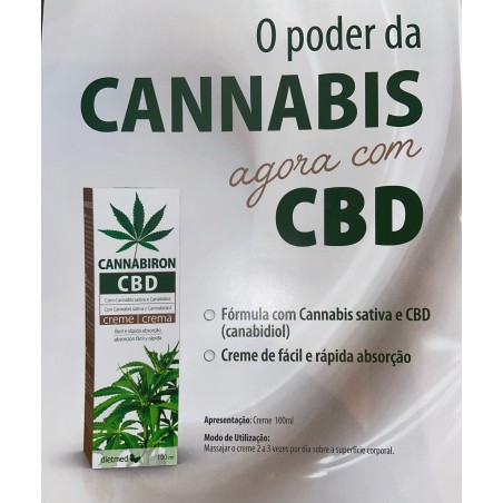 CANNABIRON CBD 100 ML CREME DIETMED CANNABIS