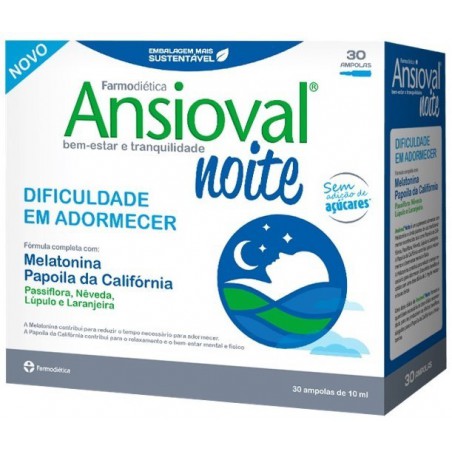 ANSIOVAL NOITE 30 AMPOLAS FARMODIETICA