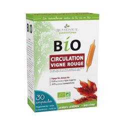 CIRCULATION VIGNE ROUGE 30 AMPOLAS BIO