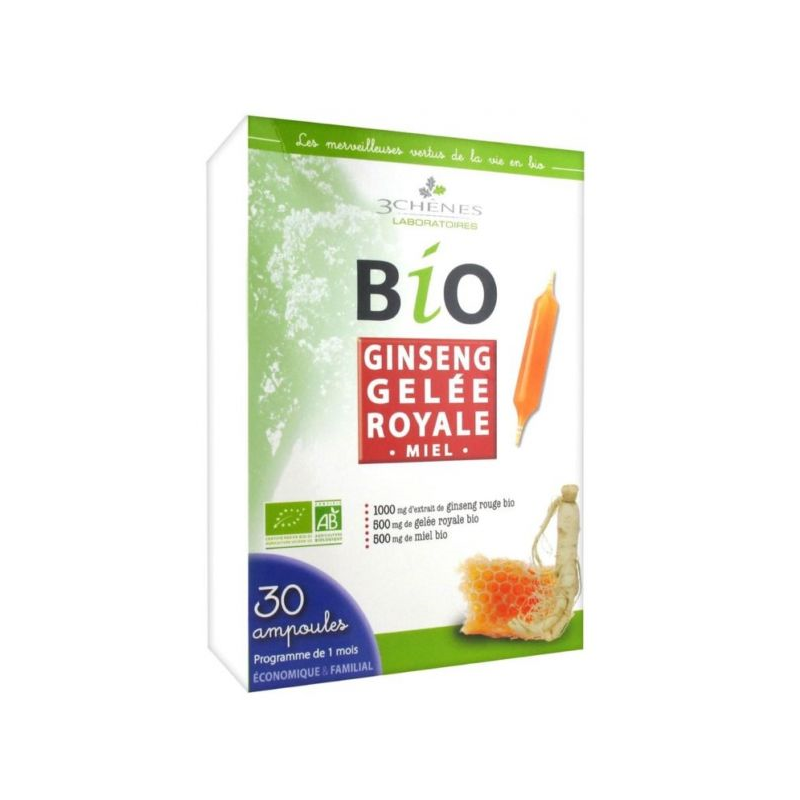 GELEIA REAL BIO 30 AMPOLAS 3 CHENES