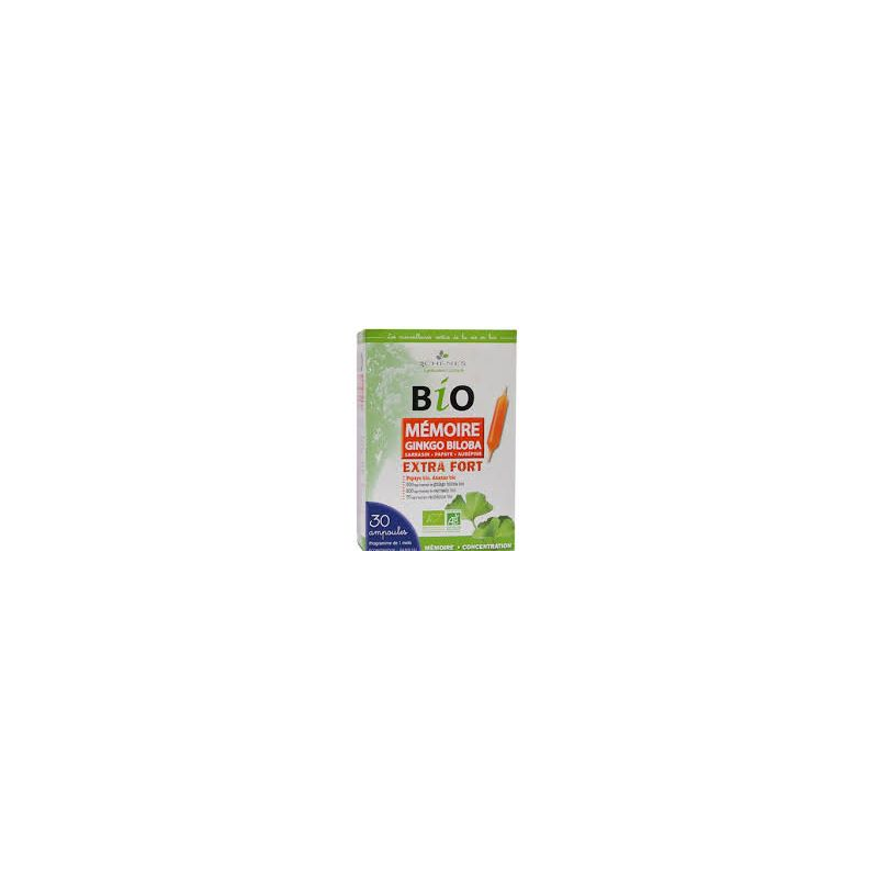 Mémoire Ginkgo Biloba 30 ampolas
