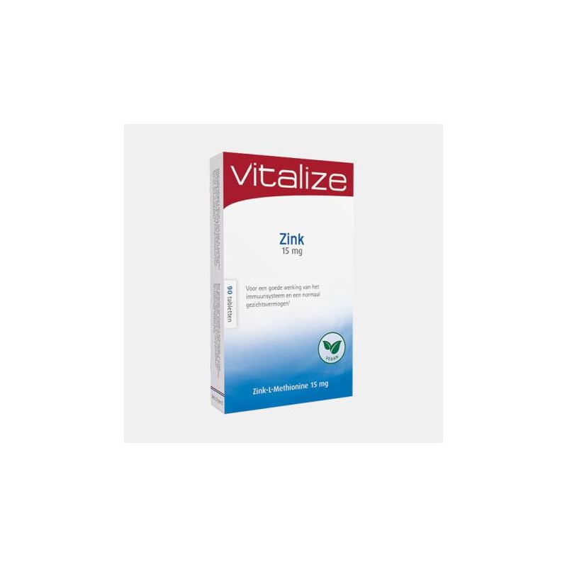 ZINCO 15 MG 90 COMPRIMIDOS ZINK VITALIZE