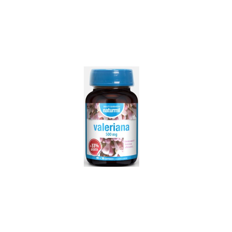 VALERIANA 500 MG 33% 90 + 30  COMPRIMIDOS NATURMIL DIETMED