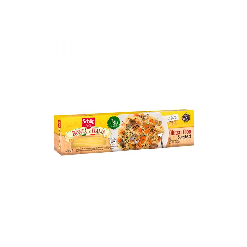 MASSA SPAGHETTI 500 G  S/ GLÚTEN  SCHAR 