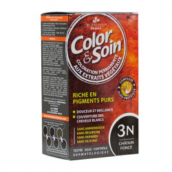 COLOR E SOIN 3N CASTANHO ESCURO TINTA CABELO
