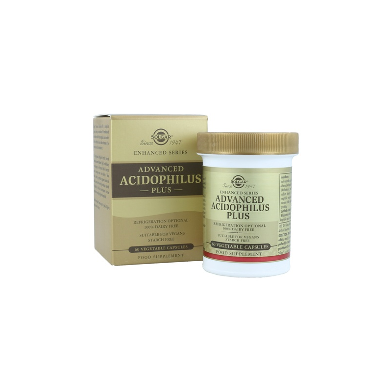 ADVANCED ACIDOPHILUS PLUS 60 CAPSULAS SOLGAR