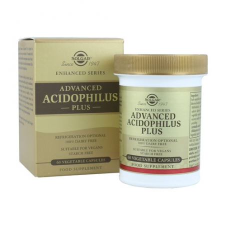ADVANCED ACIDOPHILUS PLUS 60 CAPSULAS SOLGAR