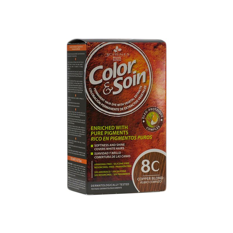 COLOR E SOIN 8C  LOURO ACOBREADO 135 ML