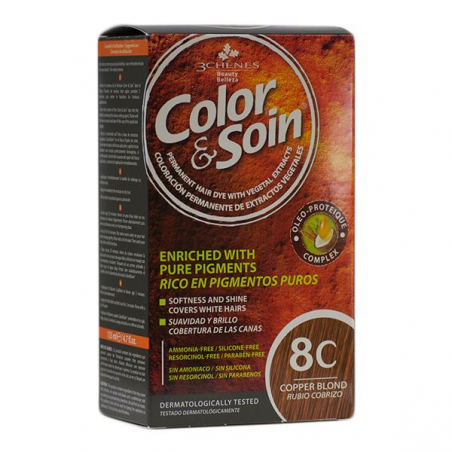 COLOR E SOIN 8C  LOURO ACOBREADO 135 ML