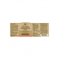 ADVANCED ACIDOPHILUS PLUS 60 CAPSULAS SOLGAR