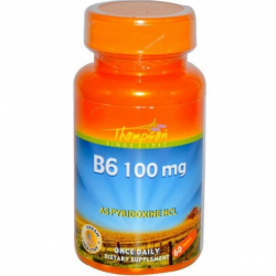 Vitamina B6 (Pyridoxina) 100mg 60 comprimidos THOMPSON