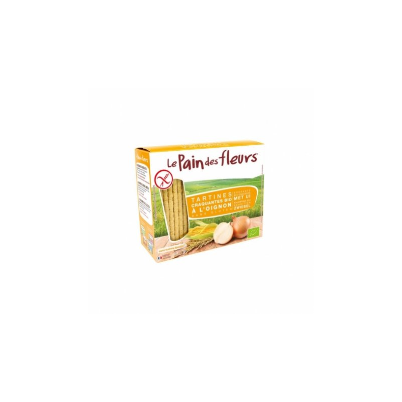 PAO FLORES CEBOLA S/ GLUTEN BIO 150g LE PAIN DES FLEURS 