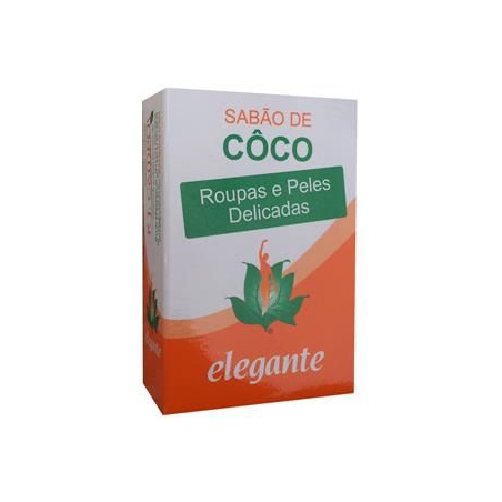 ELEGANTE SABÃO DE CÔCO 140 Grs