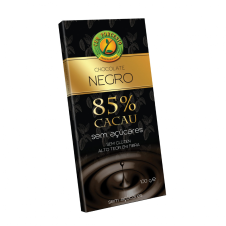 CHOCOLATE NEGRO 85% CACAU SG 100 GRS CEM PORCENTO