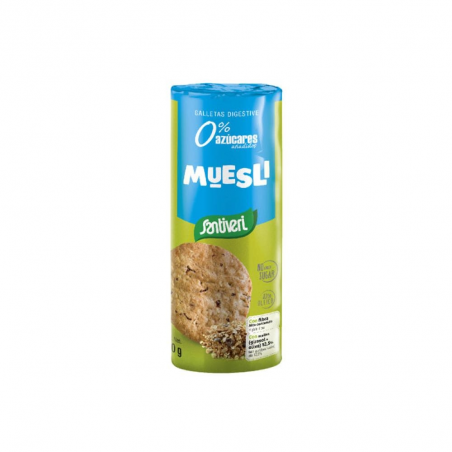 BOLACHA MARIA COM MUESLI 190 GR SANTIVER