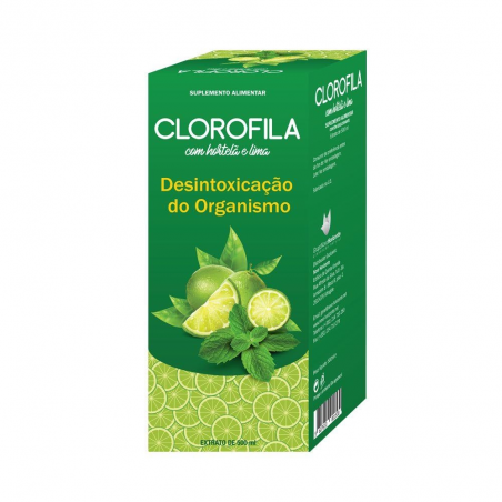 CLOROFILA COM HORTELA E LIMA 500 ML 