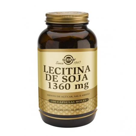 SOLGAR LECITINA DE SOJA 1360 MG 100 CAPS