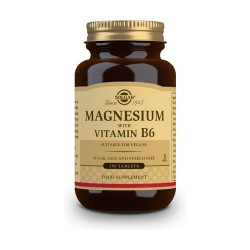 MAGNESIO COM VITAMINA B6 250 COMPRIMIDOS SOLGAR