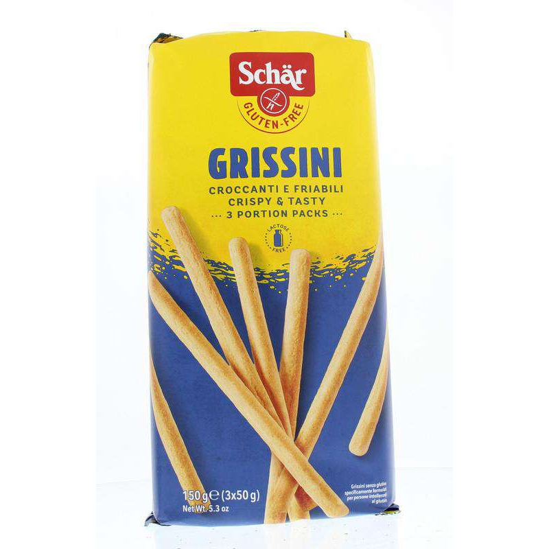 SCHAR GRESSINOS S G GRISSINI 150 G DIETIMPORT