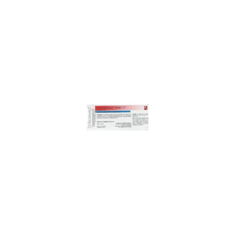 REKIN 71 10 AMPOLAS    DR. RECKEWEG