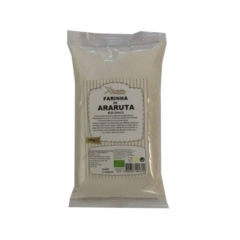 FARINHA DE ARARUTA BIOLÓGICA 250 GR 