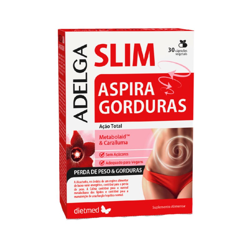 ADELGASLIM ASPIRA GORDURAS 30 CAPSULAS DIETMED