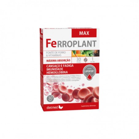 FERROPLANT MAX 30 COMPRIMIDOS DIETMED