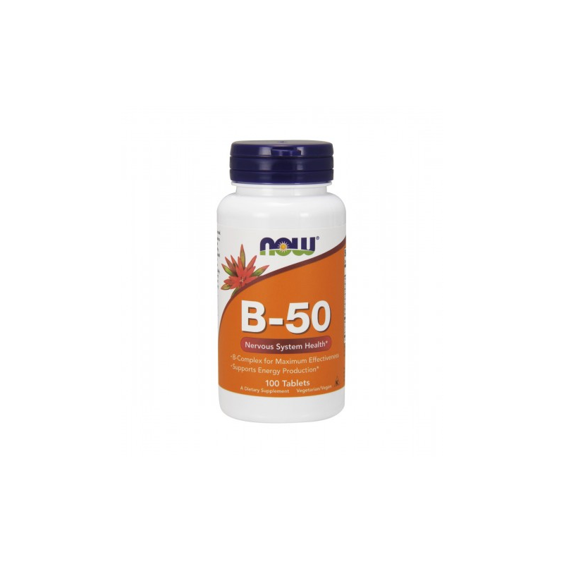 B 50 100 COMPRIMIDOS VITAMINA NOW