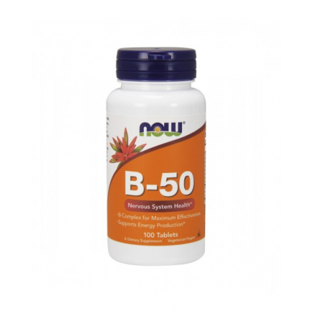 B 50 100 COMPRIMIDOS VITAMINA NOW