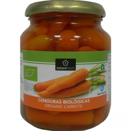 CENOURAS COZIDAS BIO 340 GRAMAS NATUREFOODS