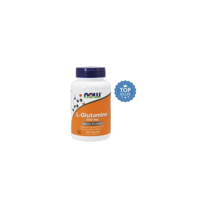 L GLUTAMINE 500 MG 120 CAPS NOW