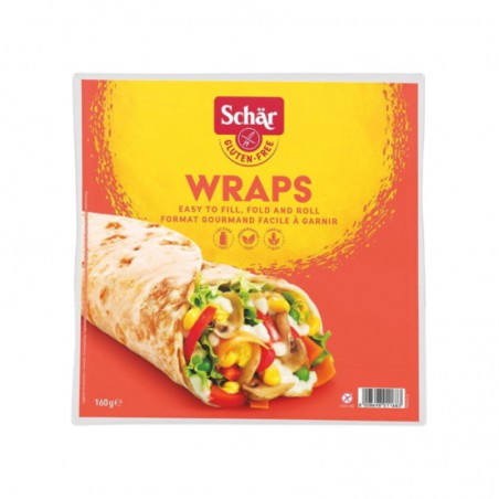 SCHAR WRAPS PÃO SEM GLÚTEN 160 Gramas