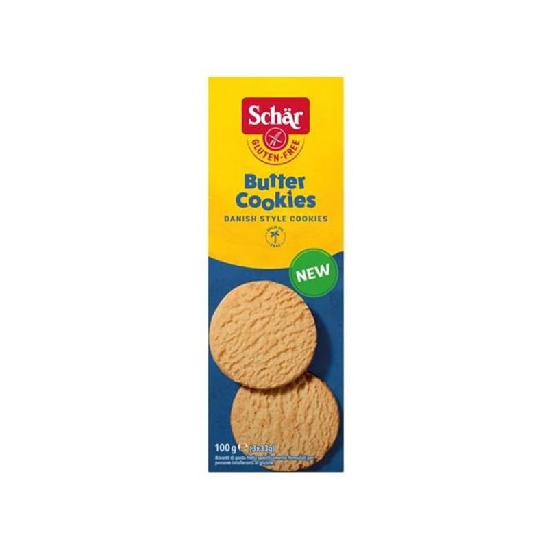 BOLACHA MANTEIGA S.G 100 GRS SCHAR BUTTER COOKIES
