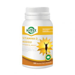 VITAMINA D3 4000UI 100 CAPS SOVEX