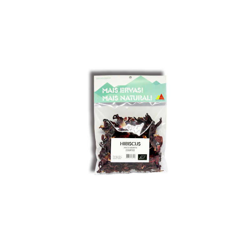 HIBISCUS DIURÉTICO BIO 50 GR MAIS NATURAL MAIS ERVAS CHÁ