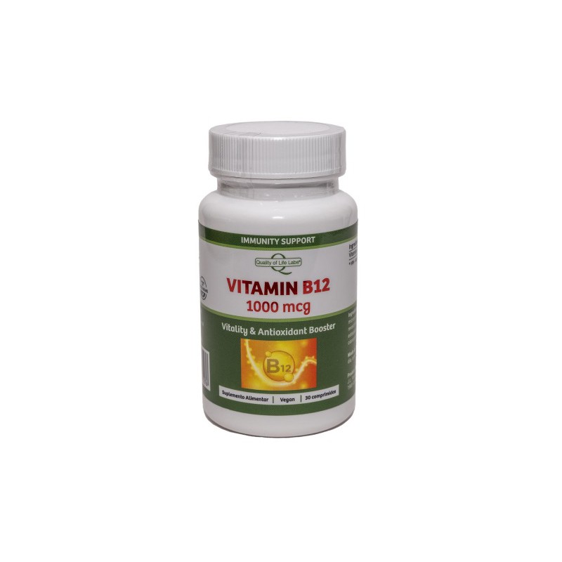 VITAMIN B 12 1000 MCG 30 COMPRIMIDOS QUALITY OF LIFE